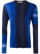Versace Collection - Longsleeved T-shirt - Men - Silk/spandex/elastane - M, Blue, Silk/spandex/elastane