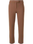 Scanlan Theodore Scuba Atelier Trousers, Women's, Size: 8, Brown, Viscose