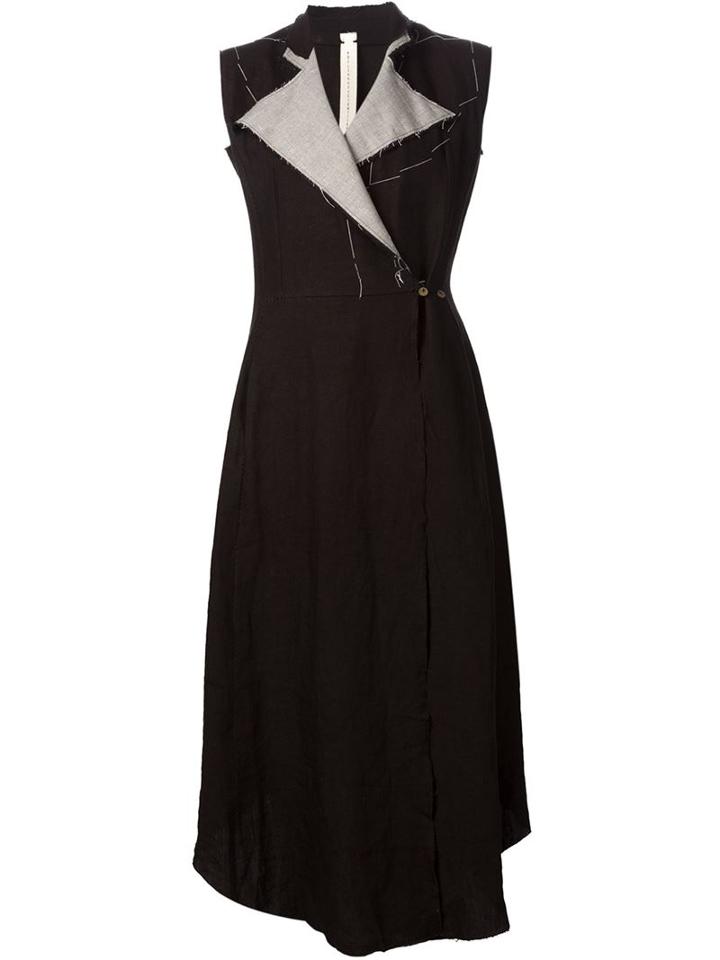 A Diciannoveventitre Contrast Lapel Dress