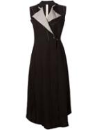 A Diciannoveventitre Contrast Lapel Dress