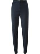 Rag & Bone High Waisted Tapered Trousers, Women's, Size: 6, Blue, Wool/bemberg