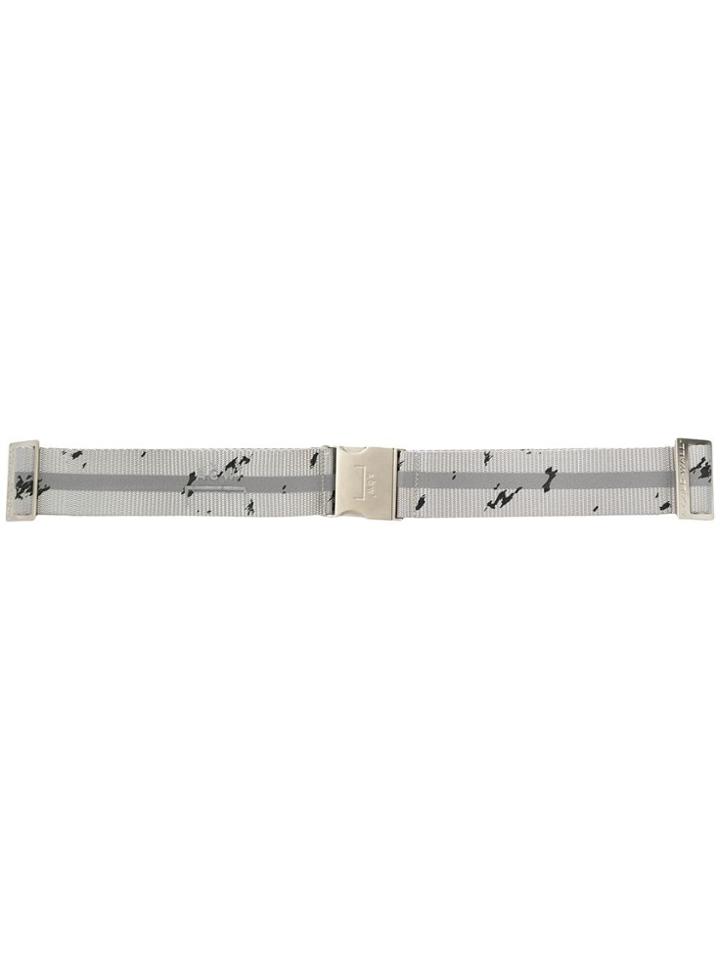 A-cold-wall* Webbing Belt - Silver