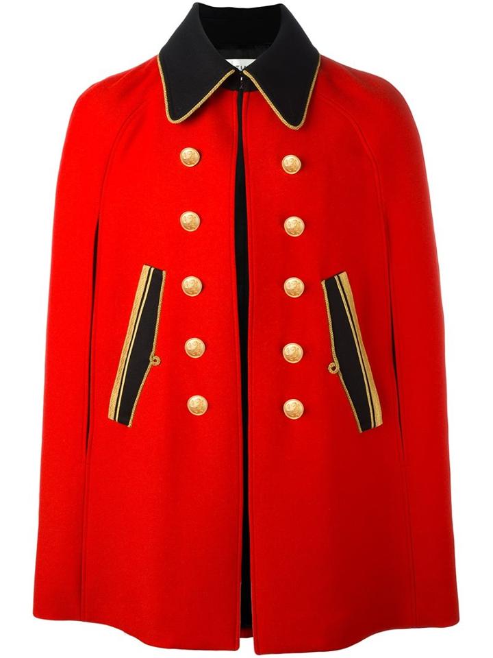 Saint Laurent 'officer' Caban Cape