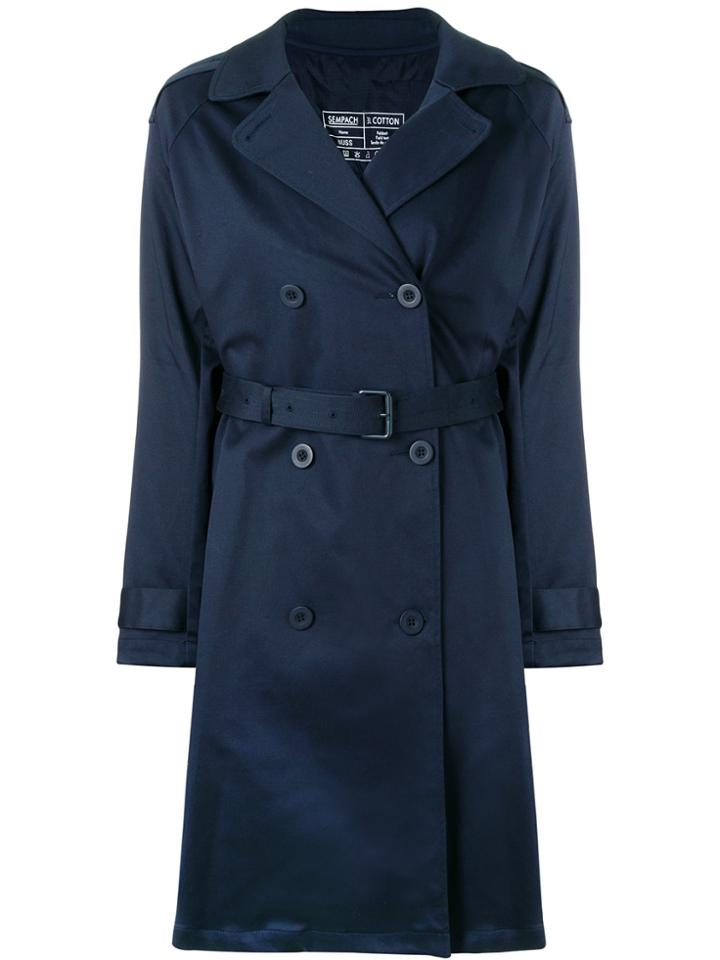 Sempach Drawstring Oversized Jacket - Blue