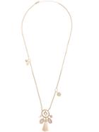 Marchesa Notte Tassel Gemstone Necklace - Yellow