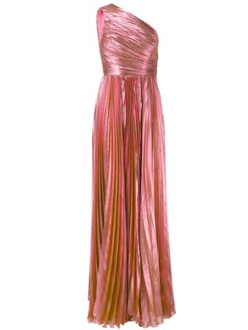 Maria Lucia Hohan - One Shoulder Gown - Women - Silk/nylon/polyester/spandex/elastane - 38, Pink/purple, Silk/nylon/polyester/spandex/elastane
