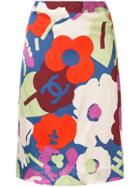 Chanel Pre-owned Multicoloured Pencil Skirt