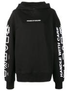 House Of Holland Handle With Care Hoodie - Black
