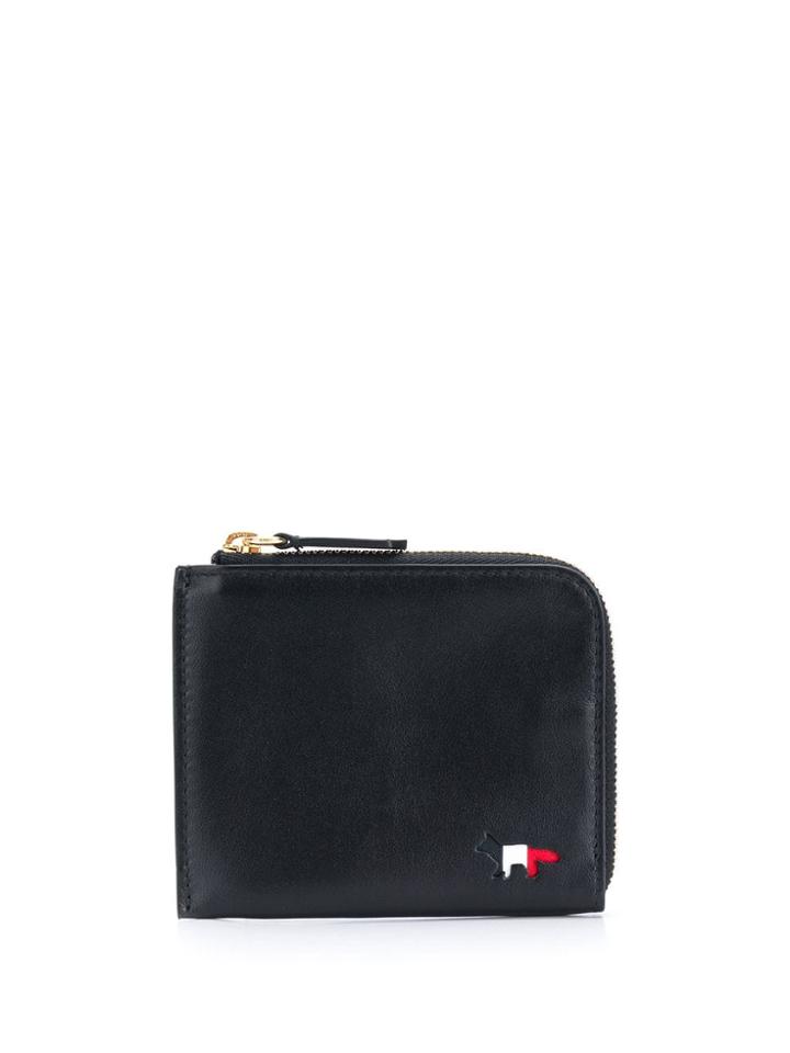 Maison Kitsuné Tricolour Coin Purse - Black