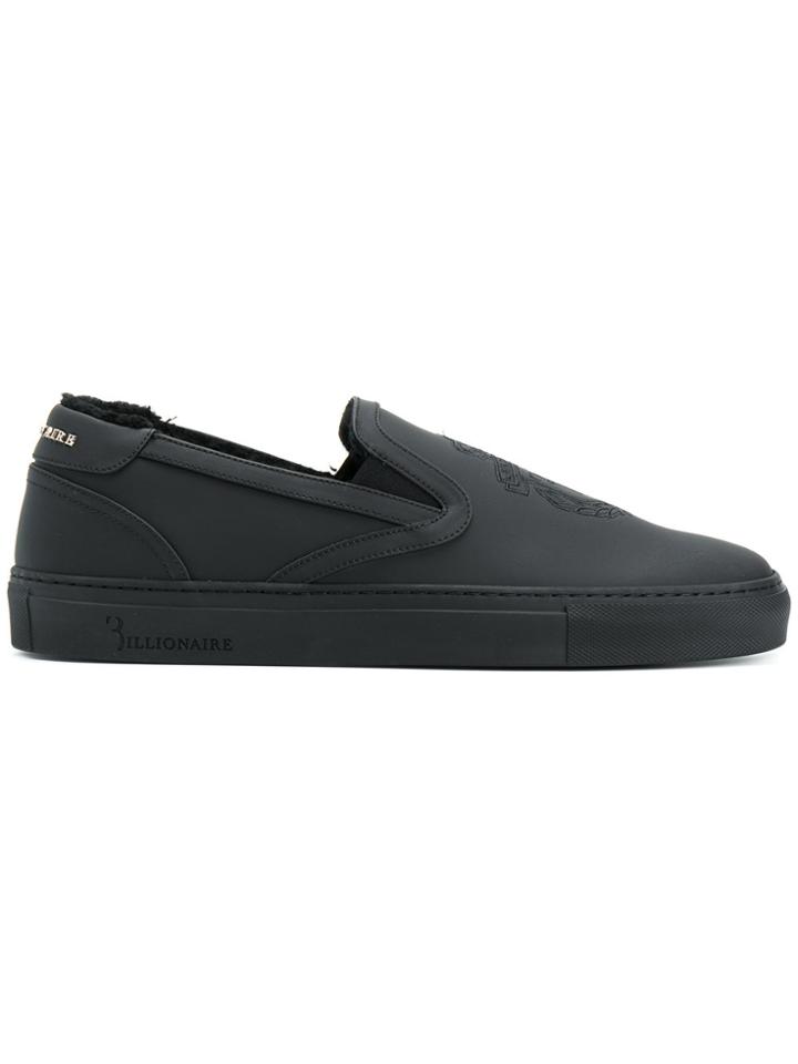 Billionaire Phil Slip-on Sneakers - Black