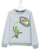 Kenzo Kids Logo Print Sweatshirt, Boy's, Size: 16 Yrs, Blue