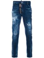 Dsquared2 - Distressed Tapered Jeans - Men - Cotton/spandex/elastane - 50, Blue, Cotton/spandex/elastane