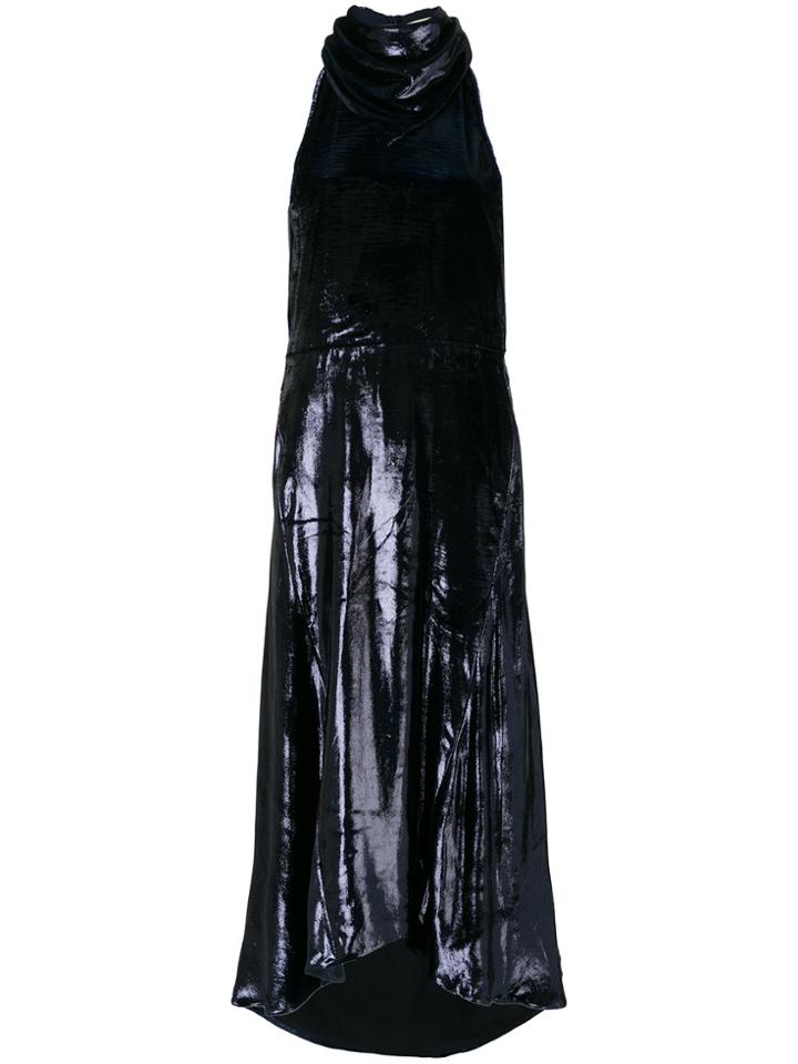Nina Ricci High Neck Slim-fit Dress - Blue