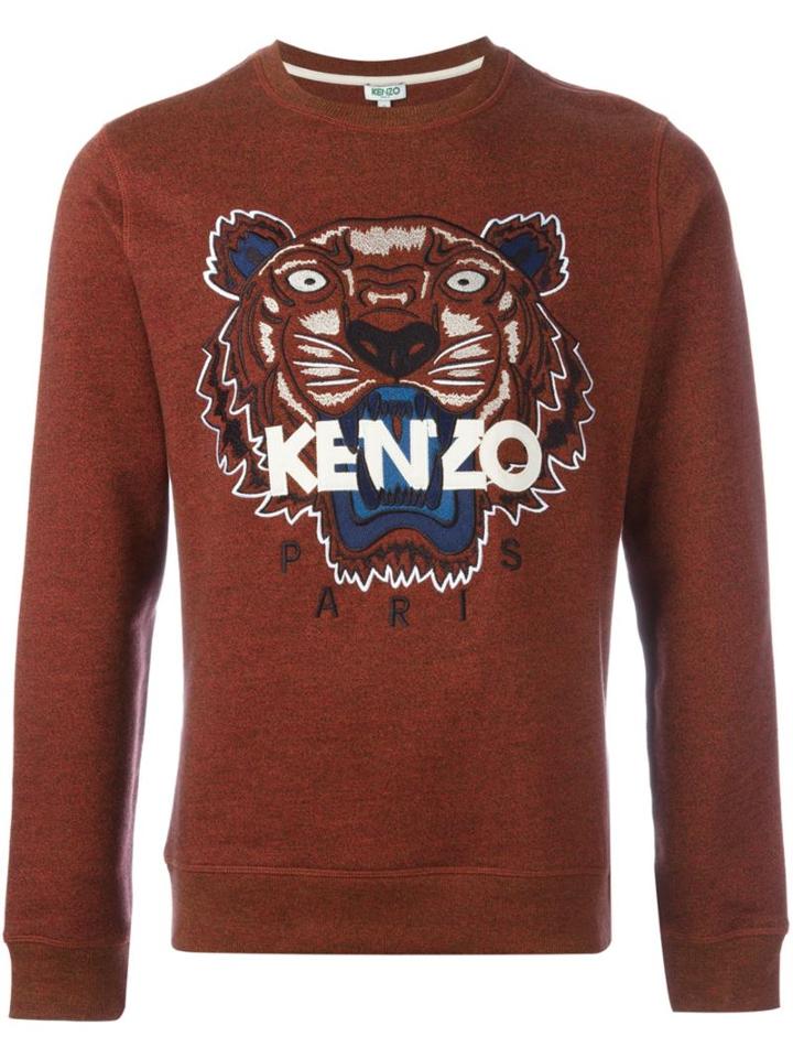 Kenzo 'tiger' Sweatshirt, Men's, Size: Xl, Red, Cotton