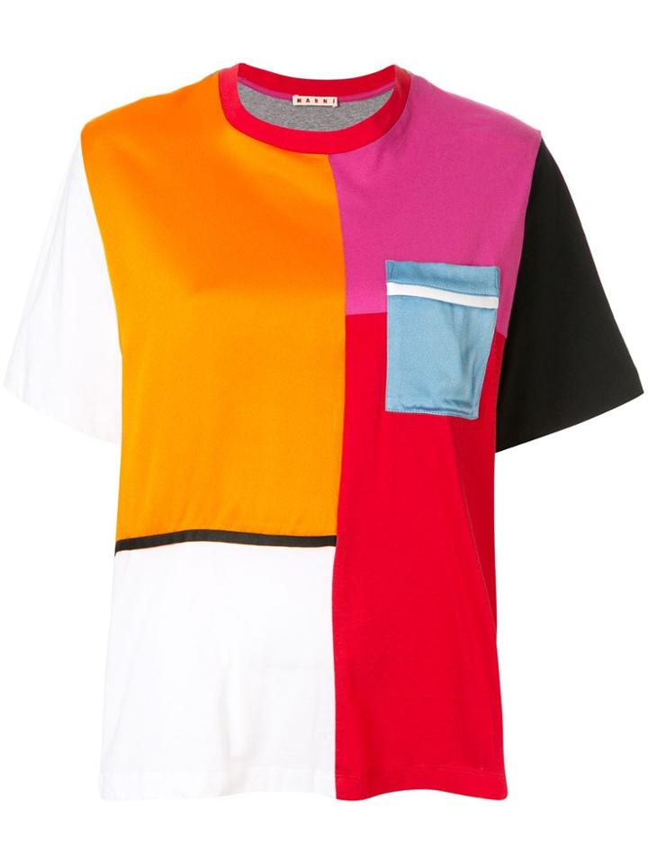 Marni Patchwork T-shirt - Multicolour