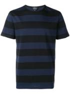 A.p.c. Horizontal Striped T-shirt - Blue