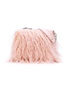 Simonetta Fluffy Shoulder Bag, Girl's, Pink/purple