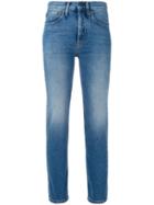 Ports 1961 - Denim High Waisted Jeans - Women - Cotton - 25, Blue, Cotton