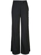 Rachel Zoe Pinstripe Trousers With Sequin Stripe - Blue