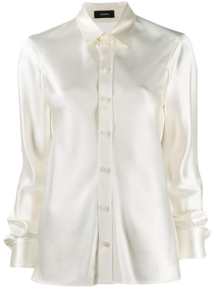 Joseph George Long Sleeve Blouse - White