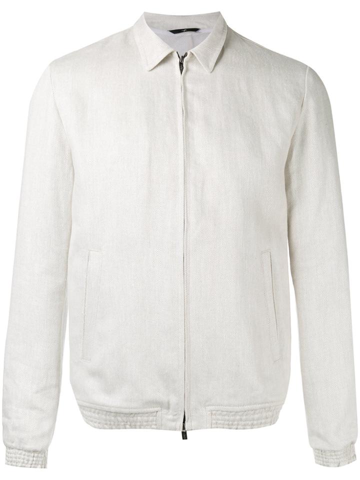 Hevo Zipped Lightweight Jacket - Nude & Neutrals