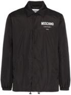 Moschino Logo Print Jacket - Black