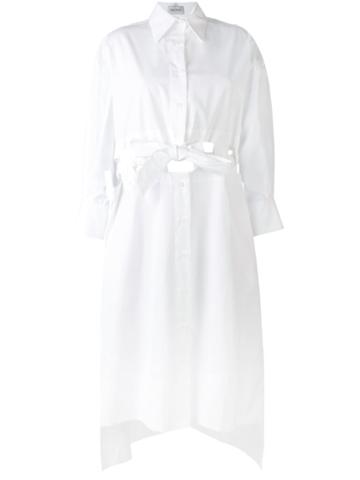 Balossa White Shirt - Long Cutout Shirt - Women - Cotton - 44, Cotton