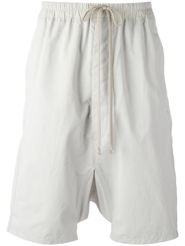 Rick Owens Drkshdw Cargo Shorts, Men's, Size: Large, Grey, Cotton/polyamide
