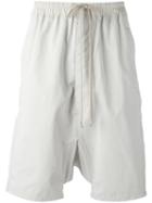 Rick Owens Drkshdw Cargo Shorts, Men's, Size: Large, Grey, Cotton/polyamide