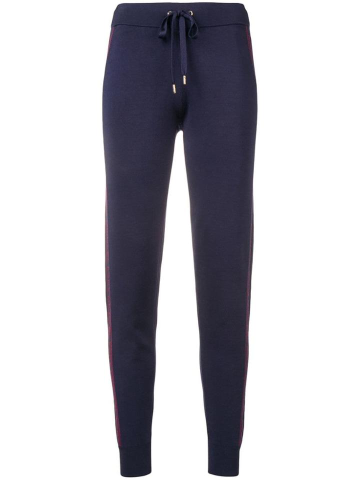 Michael Michael Kors Logo Stripe Track Pants - Blue
