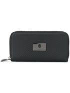 Billionaire Zip Around Logo Wallet - Grey