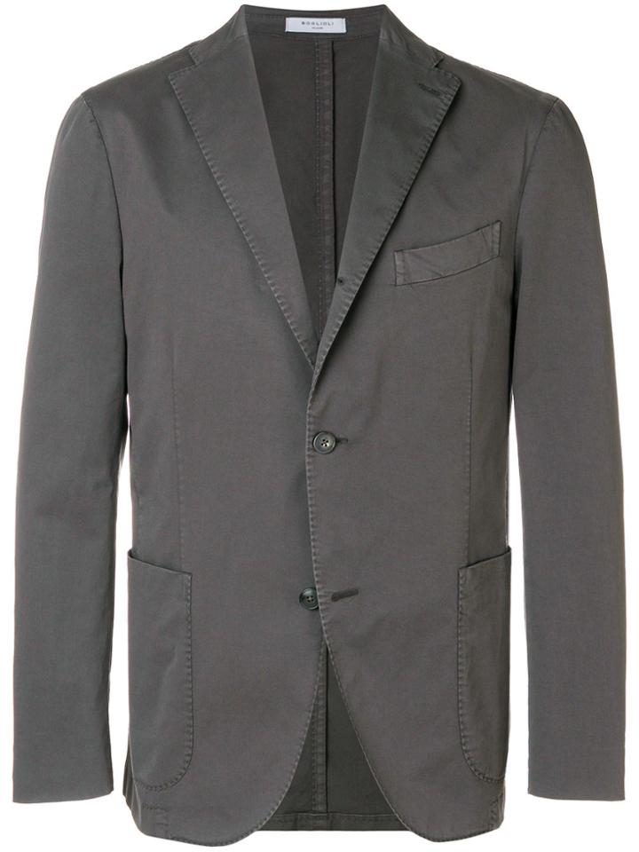 Boglioli Classic Two Buttoned Blazer - Grey