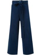 Craig Green Cropped Jeans, Men's, Size: Small, Blue, Cotton