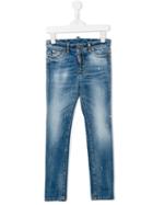Dsquared2 Kids 'twiggy' Skinny Jeans, Girl's, Size: 10 Yrs, Blue