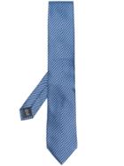 Ermenegildo Zegna Striped Pattern Tie - Blue