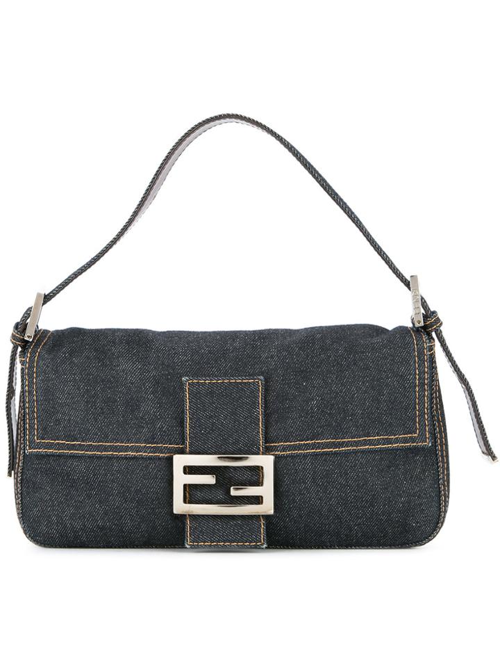 Fendi Vintage Manma Bucket Bag - Blue