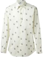 Alexander Mcqueen Skull And Dots Print Shirt