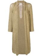 Forte Forte Midi Knit Cardigan - Gold
