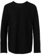 Issey Miyake - Perforated Jumper - Men - Cotton/nylon - M, Black, Cotton/nylon