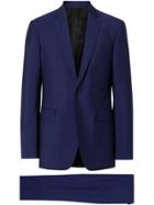 Burberry Slim Fit Wool Mohair Suit - Blue