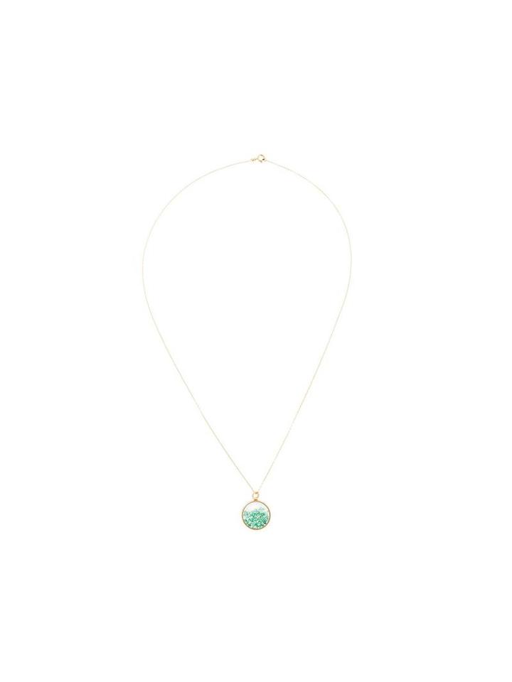 Aurelie Bidermann 'chivoir' Emerald Necklace, Women's, Metallic