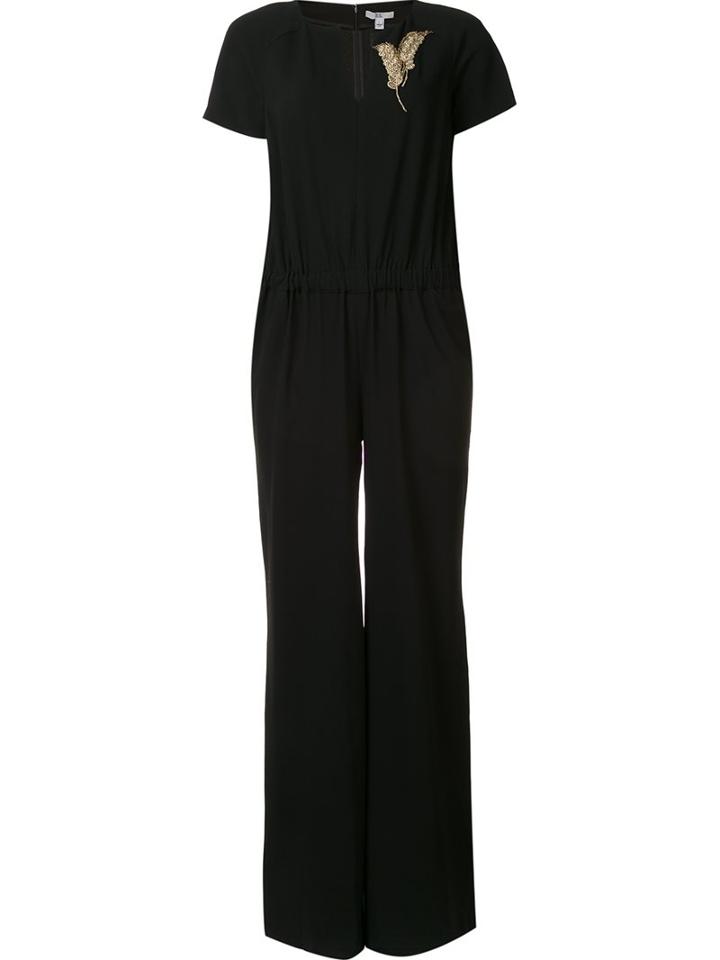 Zac Zac Posen 'rita' Jumpsuit, Women's, Size: 10, Black, Polyester/acetate