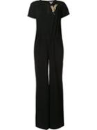 Zac Zac Posen 'rita' Jumpsuit, Women's, Size: 10, Black, Polyester/acetate