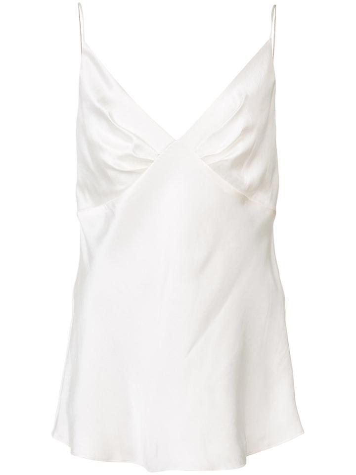 Zimmermann Sweetheart Neck Camisole Top, Women's, Size: 1, White, Silk