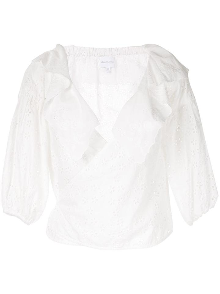 Alice Mccall Wilde Grotto Broderie Anglaise Top - White