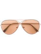 Tom Ford Eyewear 'tom N.4' Sunglasses - Metallic