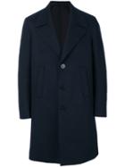 Neil Barrett - Single-breasted Coat - Men - Spandex/elastane/cupro/viscose/polyamide-8 - 50, Blue, Spandex/elastane/cupro/viscose/polyamide-8