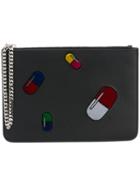 Pillole Clutch - Women - Calf Leather - One Size, Black, Calf Leather, Les Petits Joueurs