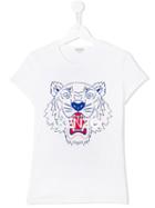 Kenzo Kids Tiger T-shirt, Girl's, Size: 14 Yrs, White
