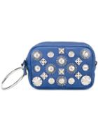 Toga Studded Clutch, Women's, Blue